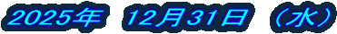 2025�N�@12��31���@�i���j 